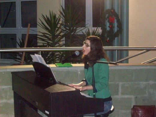 Koncert kolędowy Pani Natalii Nowaczyk. Ogród Zimowy dnia 08.01.2013 r.