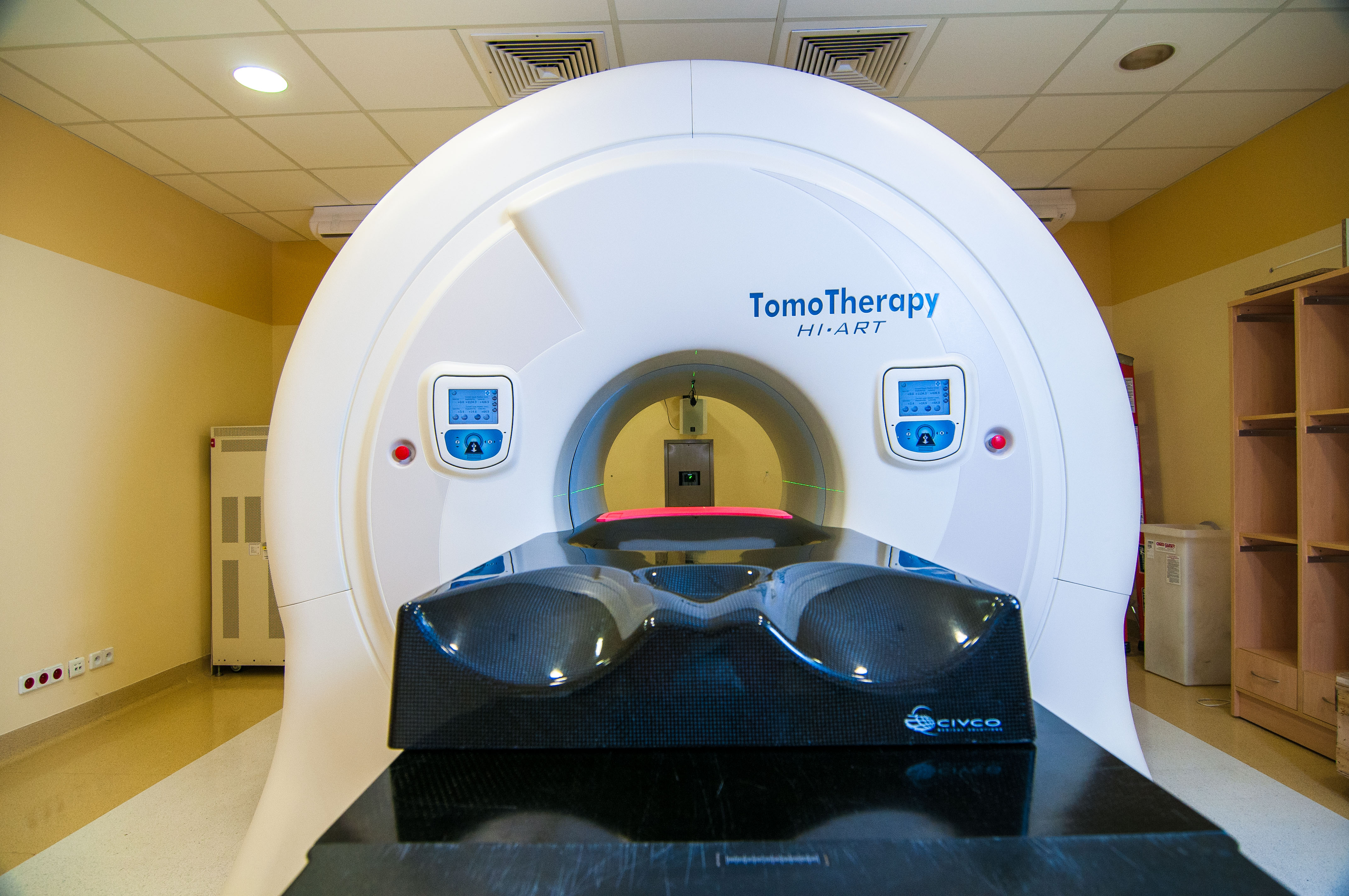 proces przygotowania do leczenia na Tomotherapy